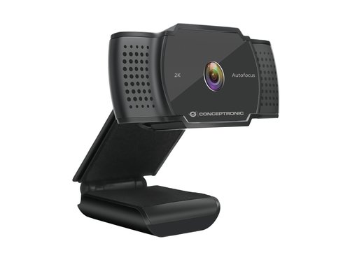 Webcam 2K Conceptronic AMDIS 5MP USB - 3.6mm 30 FPS - Visión 72° - Micrófono integrado