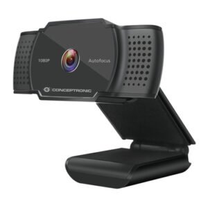 Webcam HD Conceptronic AMDIS 2K INTERPOLADO USB   3.6MM  AUTOFOCUS 30 FPS ANGULO VISION 72° MICROFONO INTEGRADO