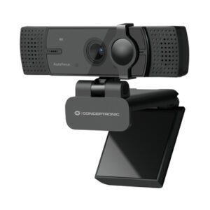 Webcam 4K Conceptronic AMDIS 8.3MP USB 3.57mm - Visión 80° - Autofocus - Micrófono dual - USB C