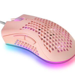 Mas Gaming Ratón MMEX 32000DPI 75G RGB PINK