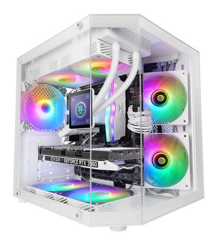 CAJA MINITORRE ATX MC-3TLITE BLANCO MARS GAMING