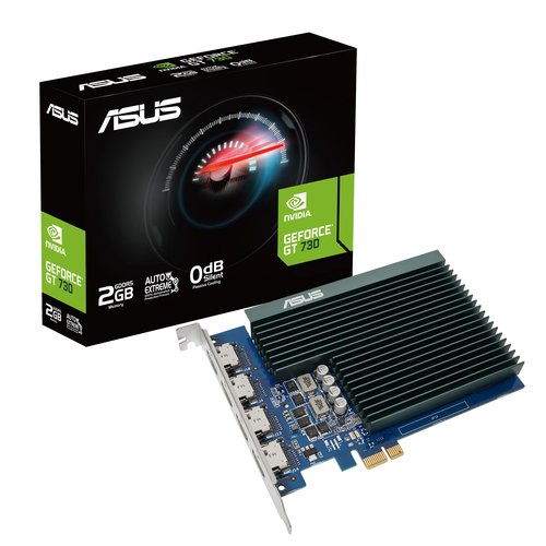 ASUS VGA NVIDIA GT 730-4H-SL-2GD5 2GB 4 monitores - Imagen 3