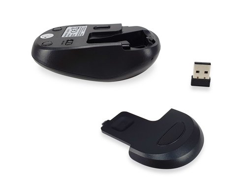 MOUSE EQUIP WIRELESS COMFORT MOUSE 1200DPI COLOR ROJO - Imagen 3