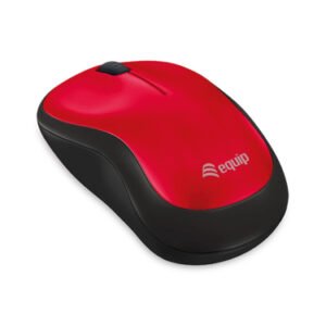MOUSE EQUIP WIRELESS COMFORT MOUSE 1200DPI COLOR ROJO