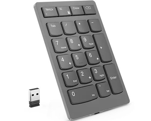 TECLADO NUMERICO LENOVO WIRELESS, Lenovo Go - 4Y41C33791 - Imagen 2