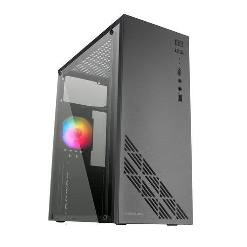 MARS GAMING Caja MC100 ATX 1X FRGB USB 3.0 Black - Imagen 2