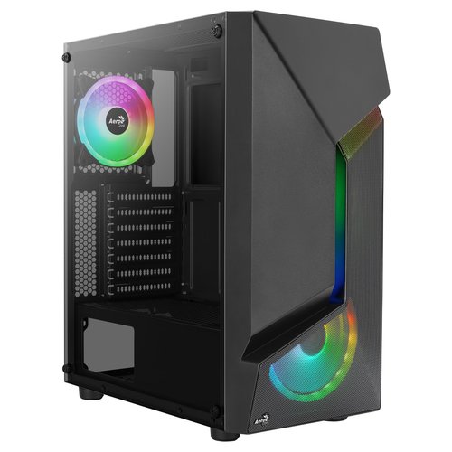 AEROCOOL Caja SCAPE V3 ATX Front Argb 2X Black - Imagen 2