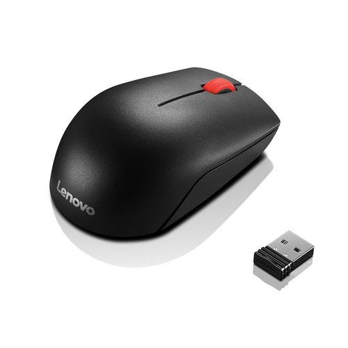 MOUSE LENOVO USB LENOVO ESSENTIAL COMPACT 2.4GHZ 1600DPI COLOR NEGRO