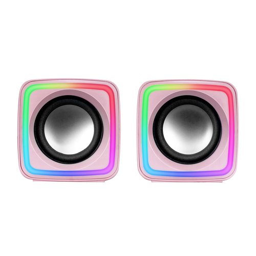 MARS GAMING Altavoces MSCUBE Premium 8W Pink - Imagen 2