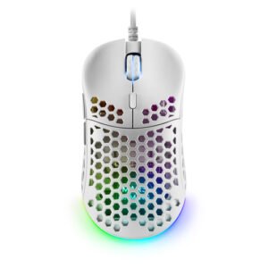 RATON OPTICO MM55 BLANCO MARS GAMING