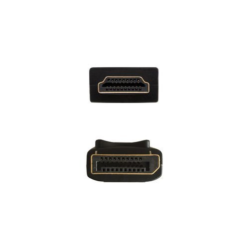 Cable Displayport Macho - HDMI Macho/ 2m/ Negro - Aisens A125-0364 - Imagen 2