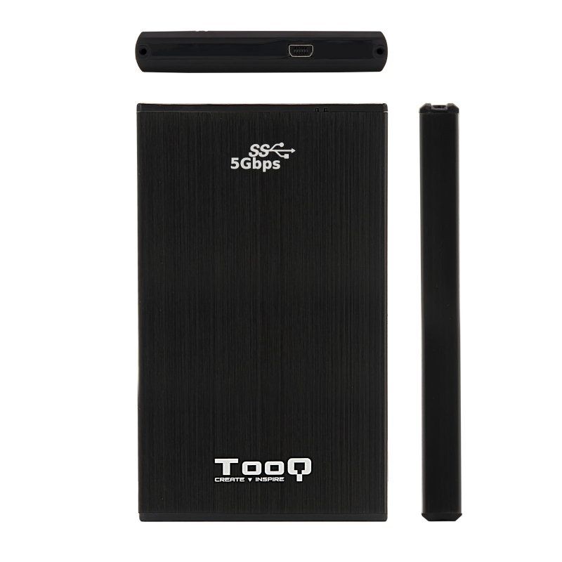 Caja HDD Tooq TQE-2522B 2.5'' SATA USB 3.0 Negra - Imagen 2