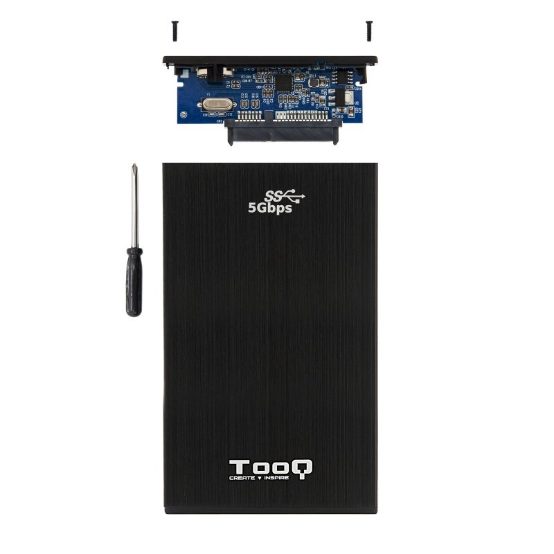 Caja HDD Tooq TQE-2522B 2.5'' SATA USB 3.0 Negra - Imagen 4