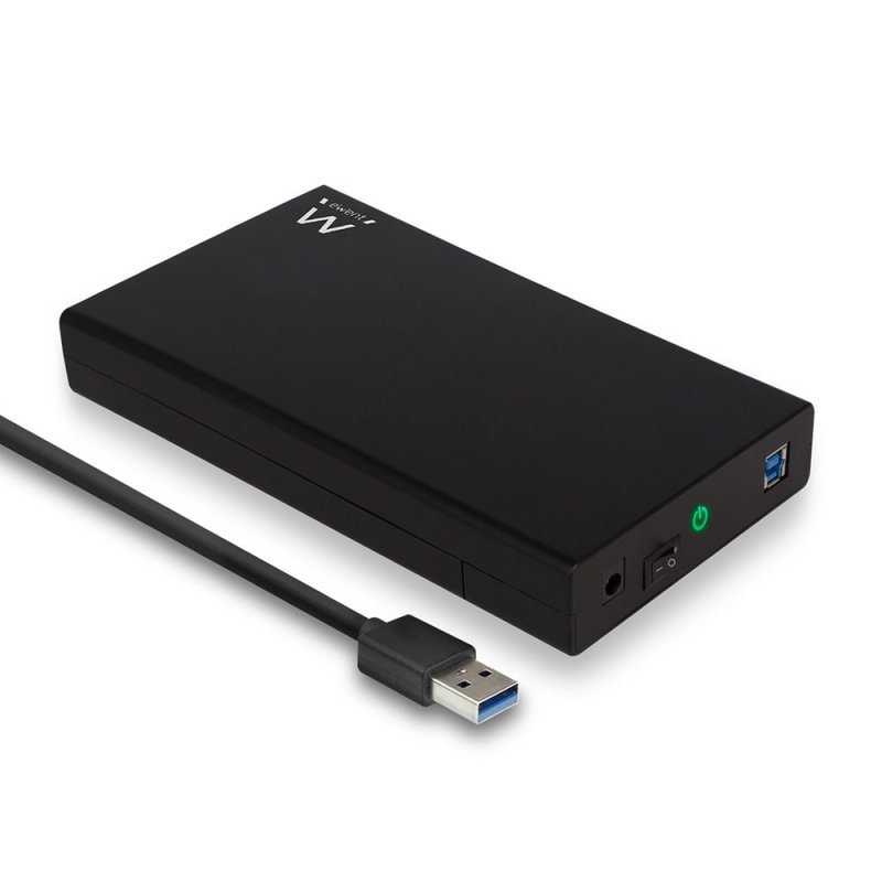 Caja Ext. HDD EWENT EW7056 3,5 SATA USB3.1 Negra