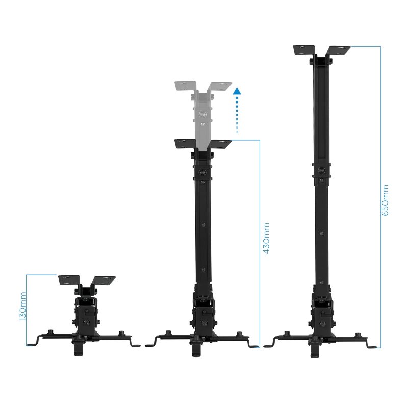 Soporte Proyector Tooq PJ2012T-B MAX.20KG Negro - Imagen 2
