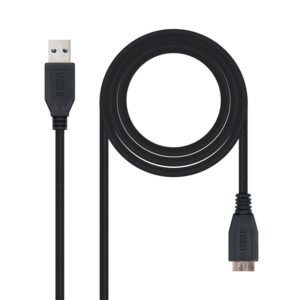Cable USB Nano Cable USB 3.0 A/M - Micro USB 3.0 B/M 2.0M Negro
