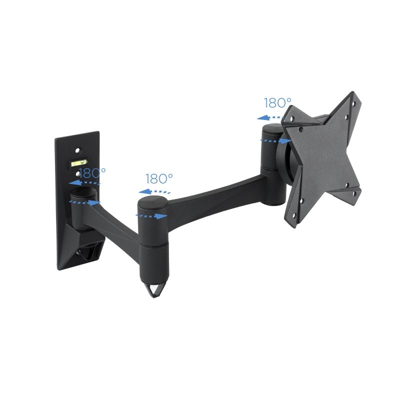 Soporte Monitor/TV Tooq LP2323TN-B 10''/23'' MAX.15KG Negro - Imagen 3