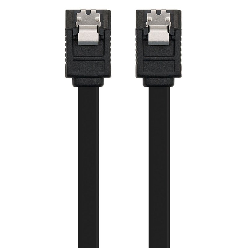 Cable SATA3 DATOS Nano Cable SATA3 Recto - SATA3 Recto C/Anclajes 0,5M Negro - Imagen 2