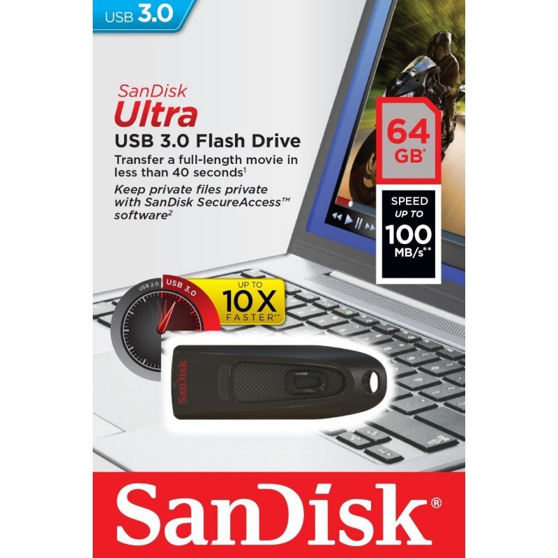 SanDisk SDCZ48-064G-U46 Lápiz USB 3.0 Cruzer 64GB - Imagen 4