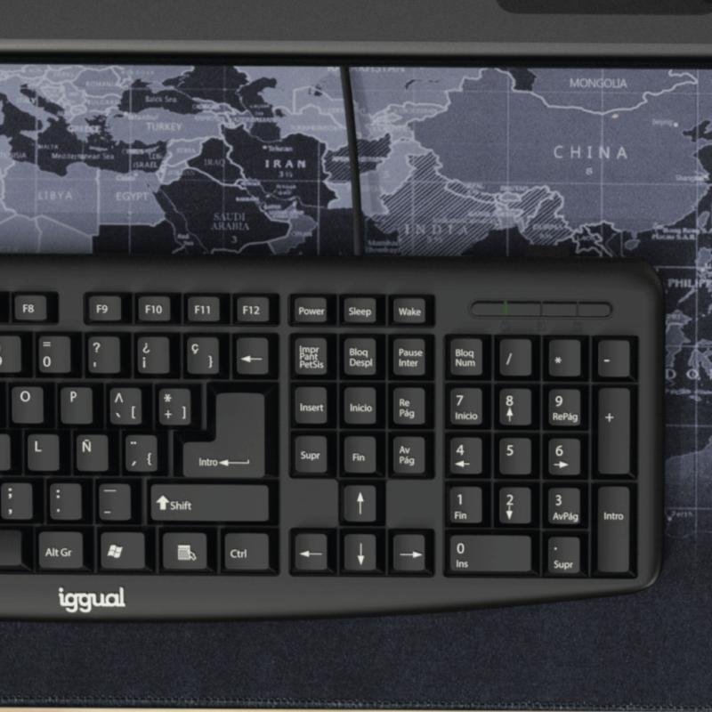 iggual Teclado estándar CK-BASIC-105T negro - Imagen 4