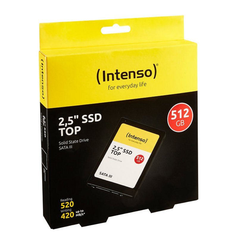 Intenso 3812450 Top SSD 512GB 2.5" Sata3 - Imagen 2