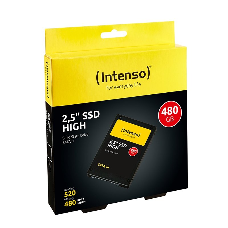 Intenso 3813450 HIGH SSD 480GB 2.5" Sata3 - Imagen 2
