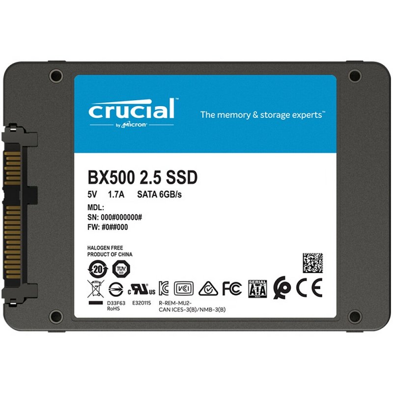 Crucial CT240BX500SSD1 BX500 240GB 2.5" Sata3 - Imagen 4