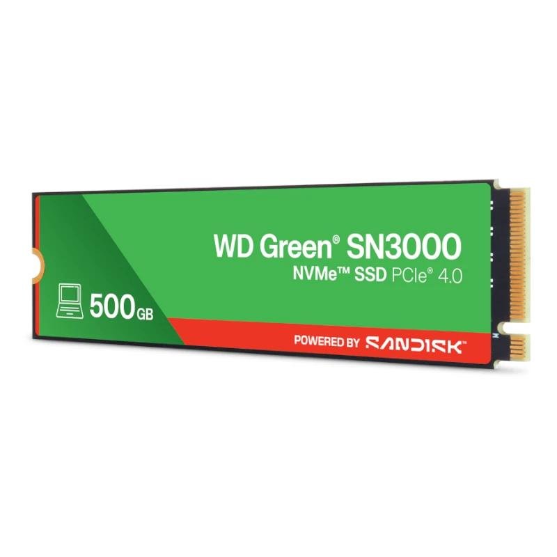 WD Green SN3000 SSD 500GB PCIe Gen4 NVMe - Imagen 3