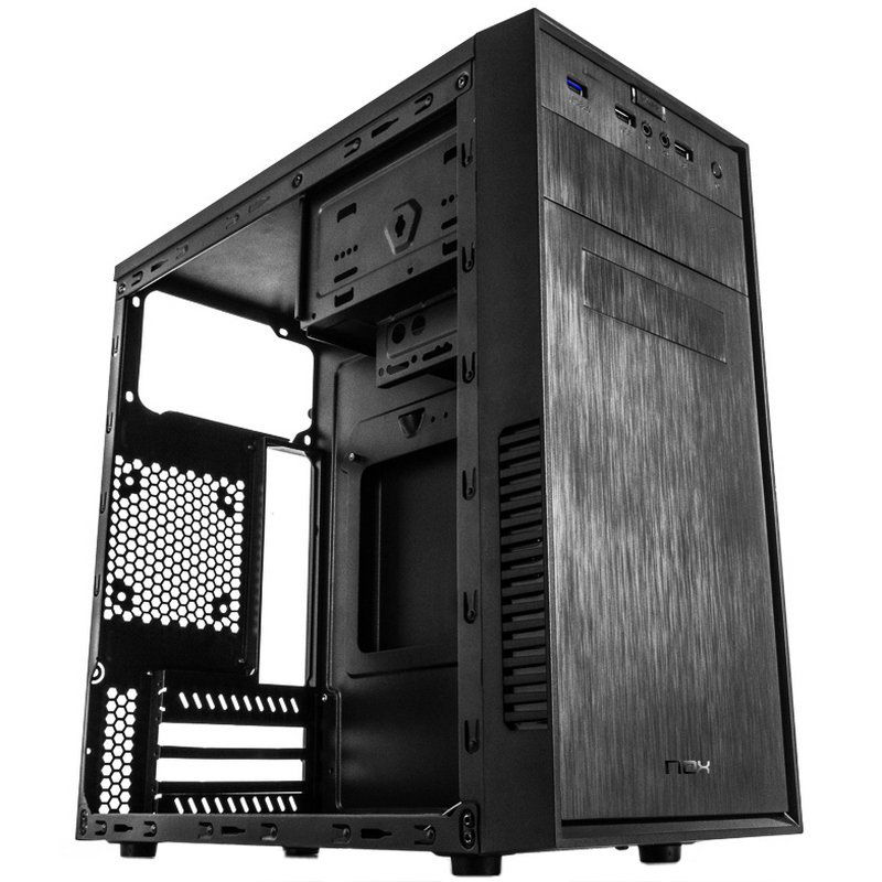 Nox Caja Micro ATX Forte USB3.0 Vent.12cm Negra - Imagen 2