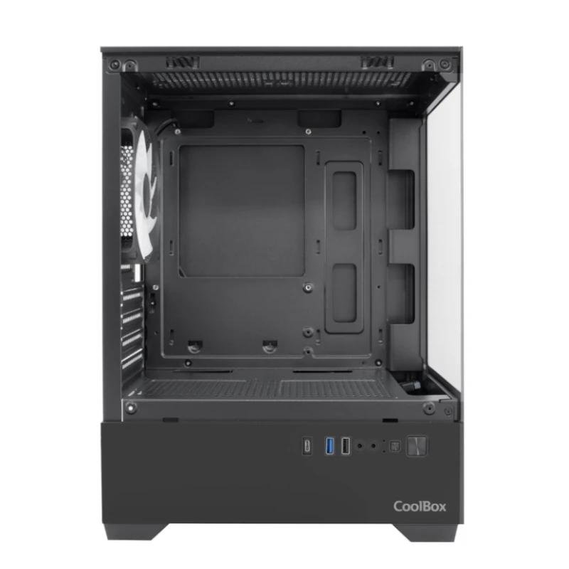 CAJA SOBREMESA MICROATX GM200 VISION LITE NEGRO COOLBOX - Imagen 3