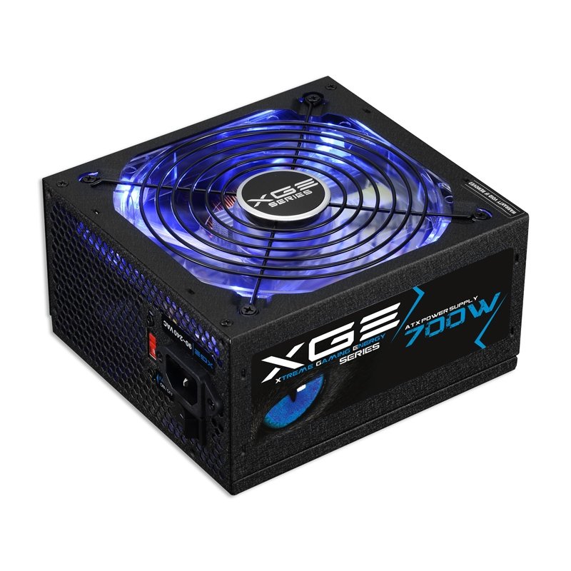 Fuente Alimentación 700W Tooq Gaming PFC-Activo 80+ 8SATA 14CM ATX Led Azul - Imagen 2