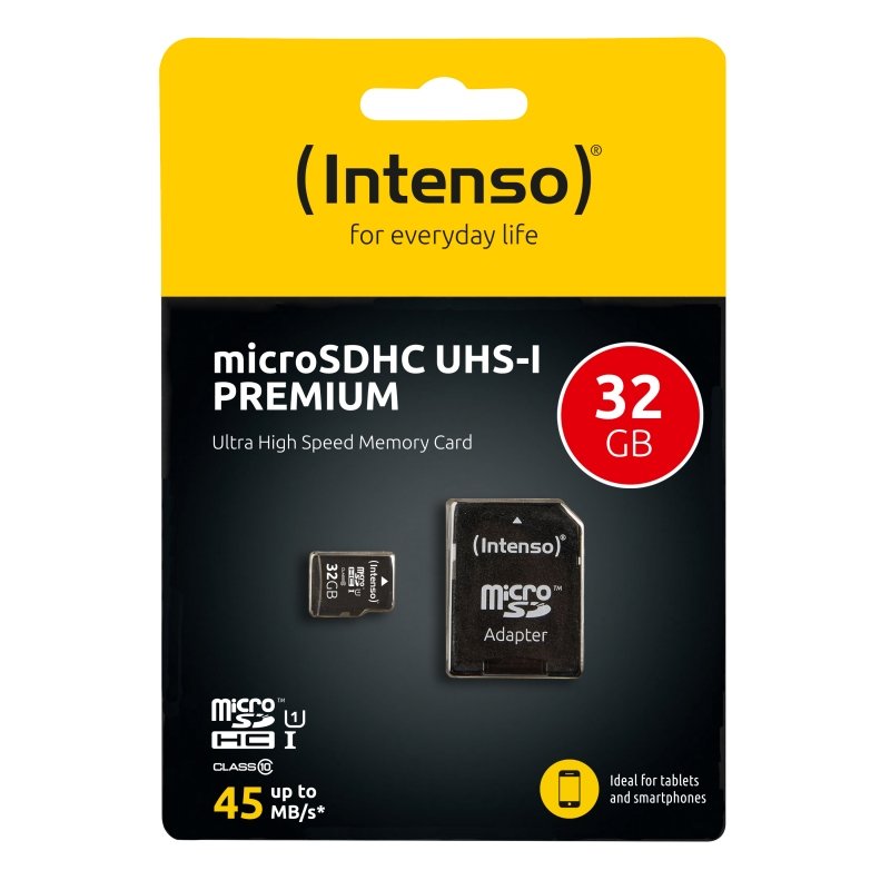 Intenso 3423480 Micro SD UHS-I Premium 32GB c/adap - Imagen 2