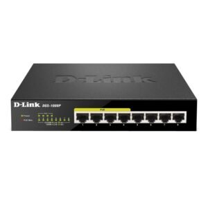 D-Link DGS-1008P Switch 8p 10/100/1000 (4x PoE)