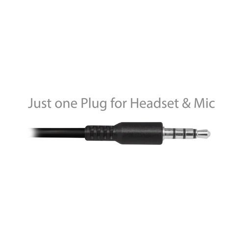 Auriculares C/Micrófono EWENT EW3567 C/VOLUMEN NEGRO - Imagen 3