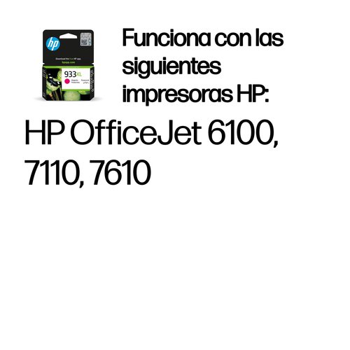 Tinta HP CN055AE Nº 933XL Magenta OF. 6100/6600/6700 - Imagen 3