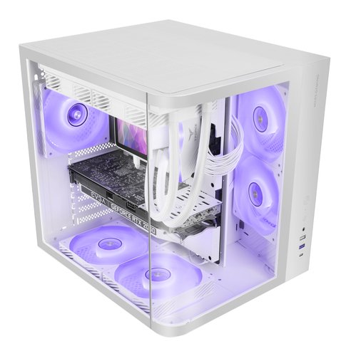 CAJA SEMITORRE ATX MC-CURV BLANCO MARS GAMING - Imagen 3
