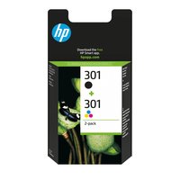 Tinta HP N9J72AE / J3M81AE / CR340 PACK Nº 301 Negro / COLOR - Imagen 2