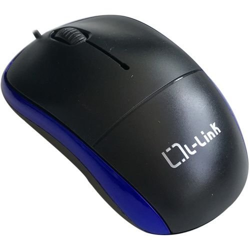 RATON L-LINK LL-2080-A OPTICO USB NEGRO/AZUL - Imagen 3