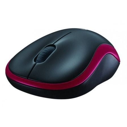 Logitech Ratón Inalámbrico M185 Rojo - Imagen 2