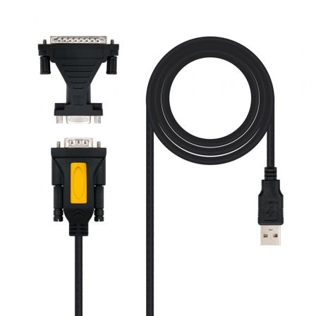 ADAPTADOR USB A SERIE DB9M/25H