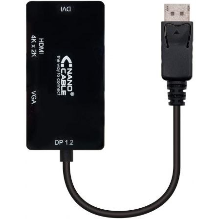 CONVERSOR DISPLAYPORT A VGA / DVI / HDMI, 3 EN 1, - Imagen 3