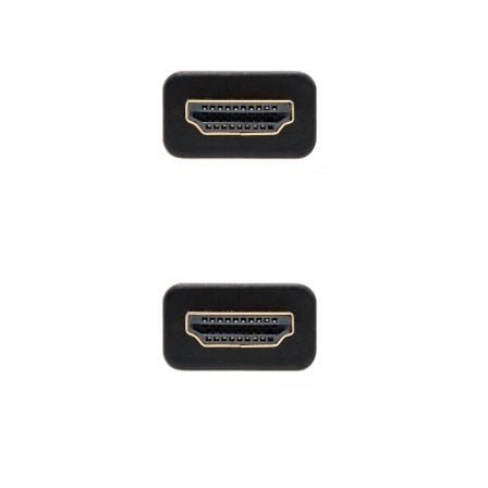 Cable HDMI Nano Cable HDMI A/M - HDMI A/M V1.4 1,8M Alta Velocidad/HEC/FERRITA Negro - Imagen 3