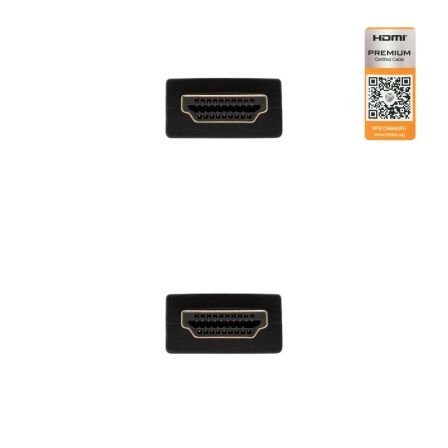 CABLE HDMI V2.0 4K@60Hz 18Gbps A/M-A/M NEGRO 0.5M - Imagen 3