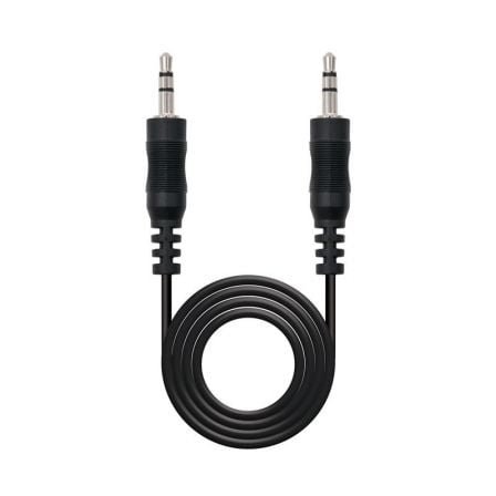 Cable Audio Nano Cable JACK3.5/M - JACK3.5/M Estereo 3,0M Negro