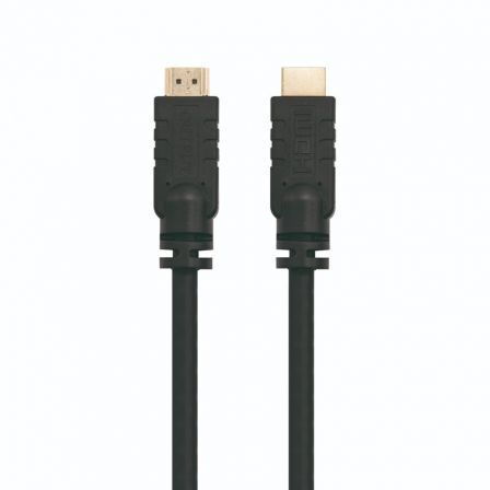 Cable HDMI Nano Cable HDMI A/M - HDMI A/M V1.4 20,0M Alta Velocidad/HEC/FERRITA/REPETIDOR Negro