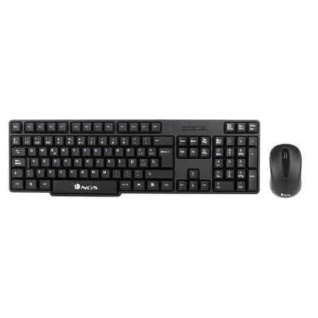 NGS EUPHORIAKIT TECL + RATON WIRELESS 2,4GHZ NEGRO