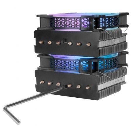 MARS GAMING COOLER MCPU-X 6X HP 300W BLACK - Imagen 4