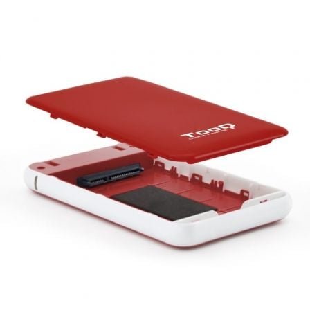 Tooq C.Exter TQE-2528R 2,5" 9,5 m SATA USB 3.1 roj - Imagen 3