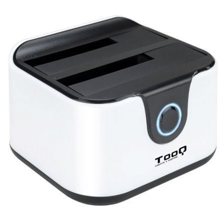 Tooq TQDS-802BW Dock Station Doble Bahía HDD Ne/Bl