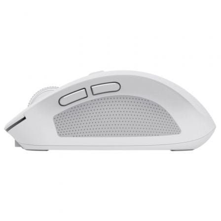 MOUSE TRUST WIRELESS Y BLUETOOTH OZAA 24933 BLANCO RECARGABLE- SENSOR OPTICO - 6 BOTONES - 800/1600/3200DPI - RECEPTOR USB-A/USB-C - Imagen 4